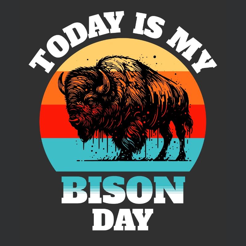 Büffel Bison