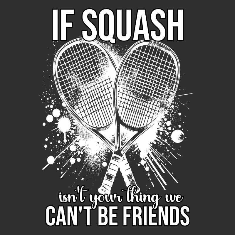 Lustiger Squash Spruch
