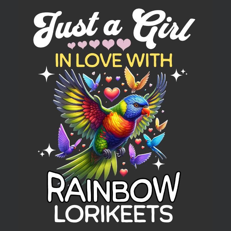 Regenbogenlori Mädchen Rainbow Lorikeet