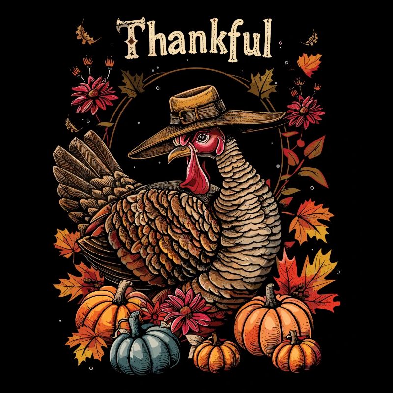 Dankbares Gobble Wobble Thanksgiving