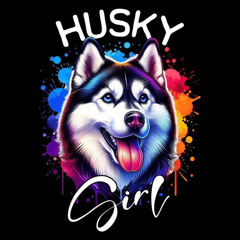 Husky Mädchen Schlittenhund