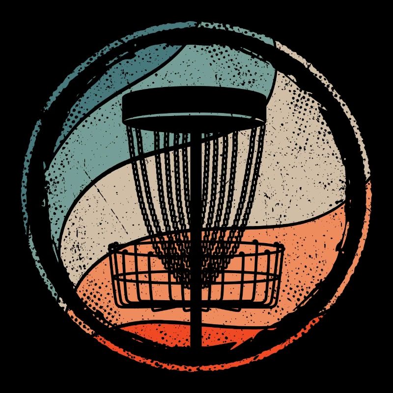 Discgolfer vintage disc golf player disc golf