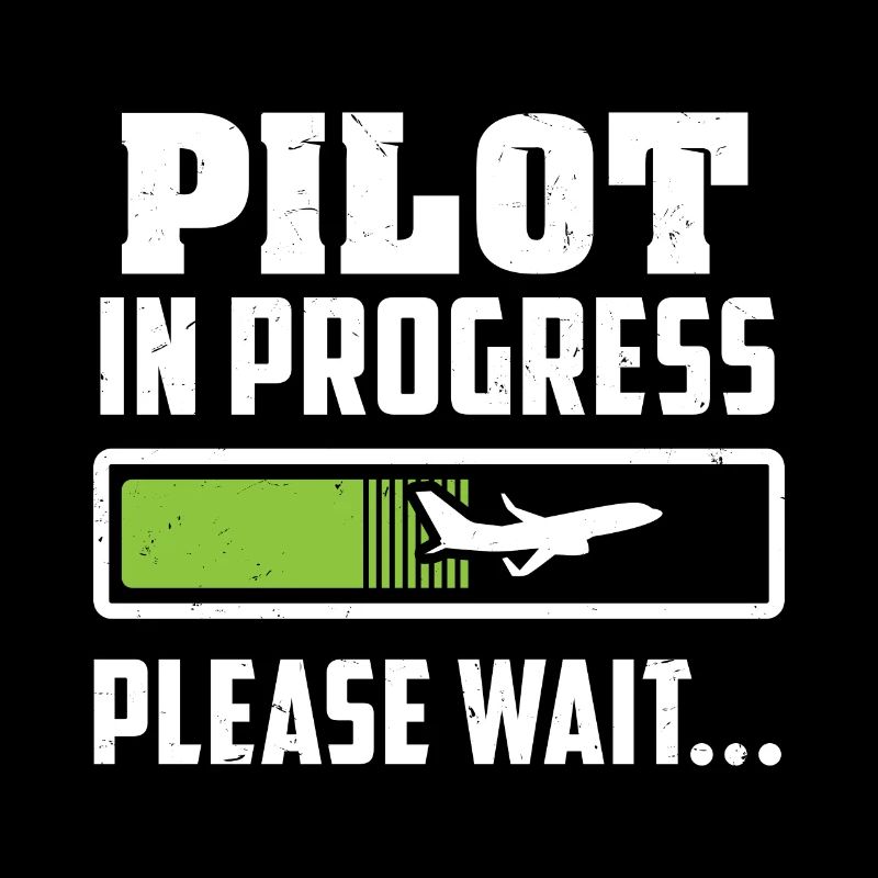 Zukünftiger Pilot - Lädt - Bitte warten - Geschenk