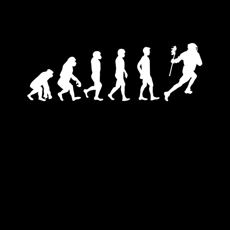 Evolution Lacrosse Shirt Geschenk Lacrosse
