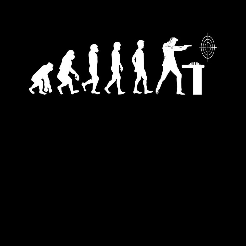 Shooting Sport Shirt Gift Evolution