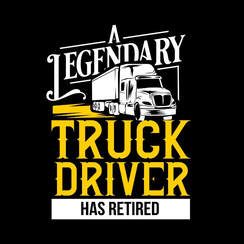 LKW Brummifahrer Leidenschaft Rente Geschenk