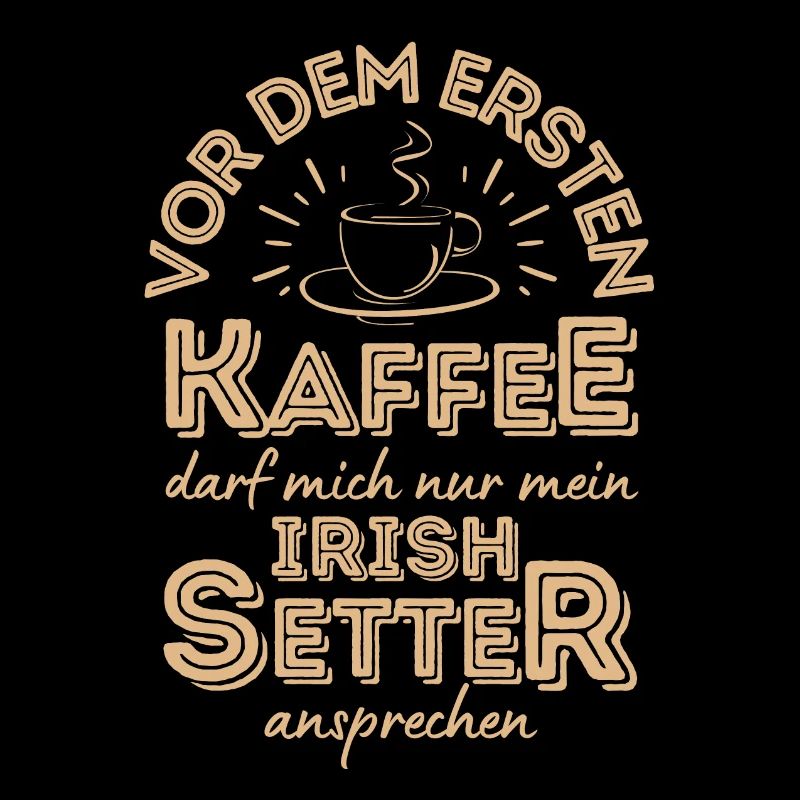 Irish Setter Kaffee Hund Cafe