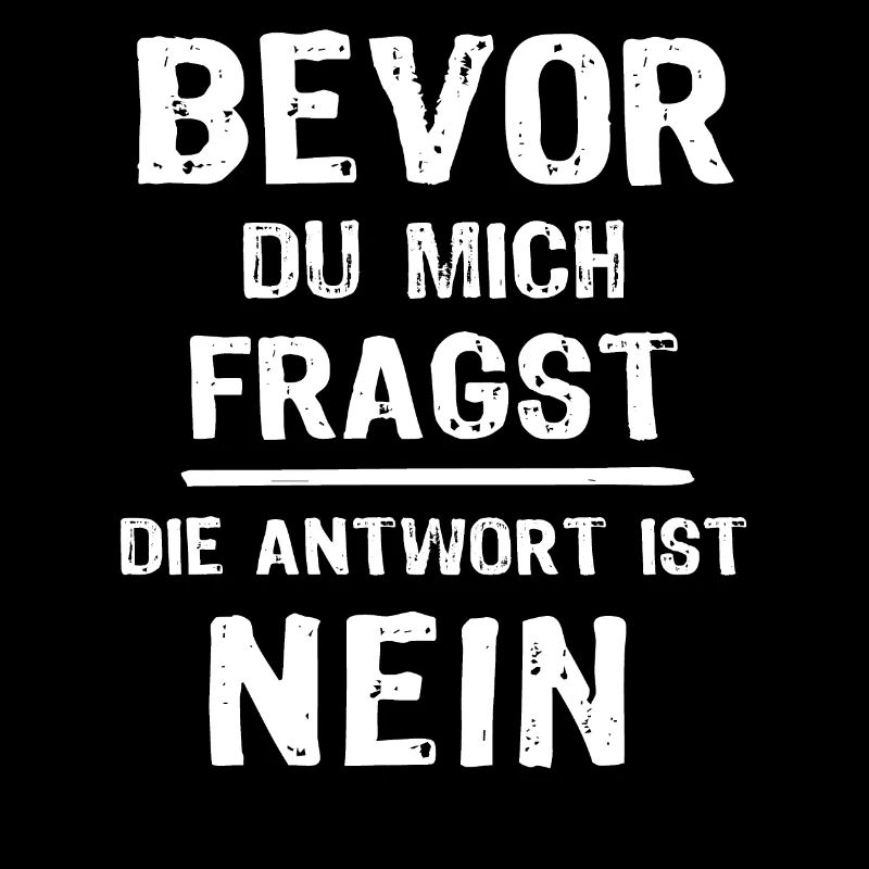 Bevor du Fragst Nein Sprüche