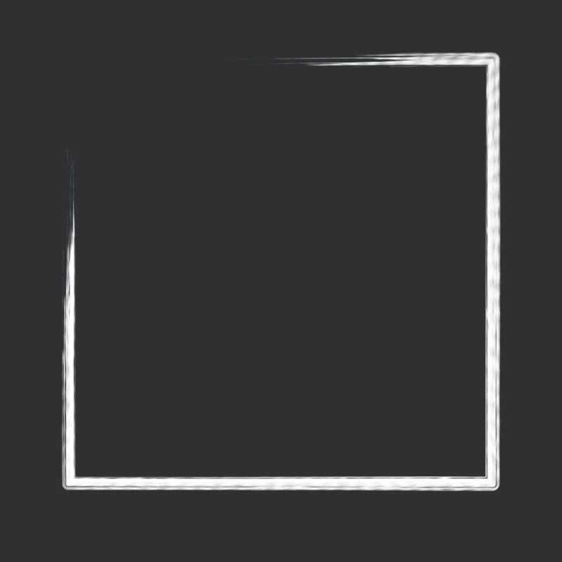 Large Rectangular Frame Weathered