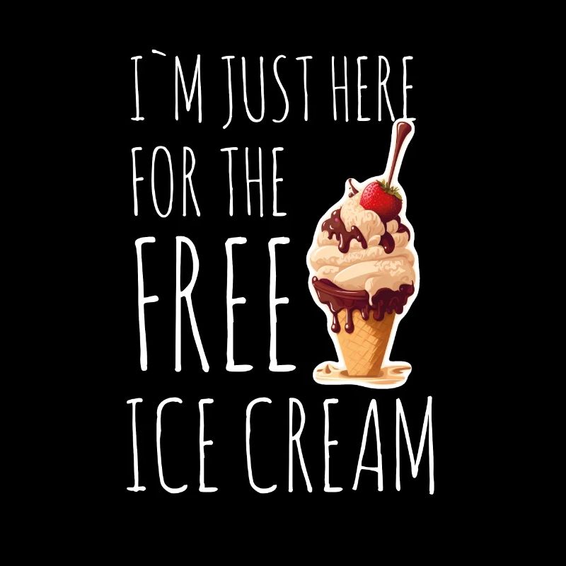 Eis Eiscreme Soft Eis Ich bin wegen dem Eis hier
