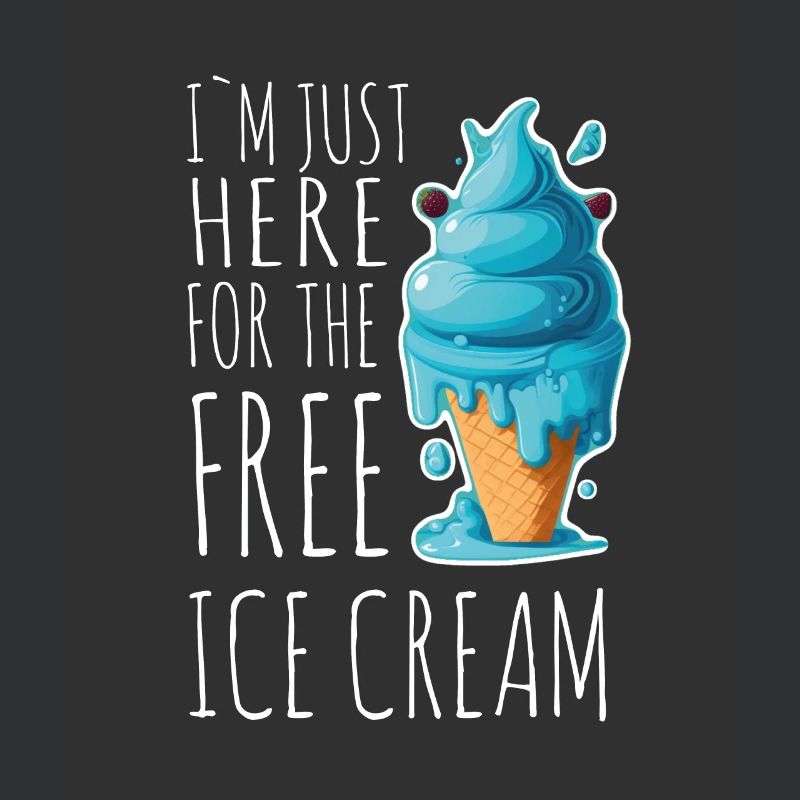 Eis Eiscreme Soft Eis Ich bin wegen dem Eis hier