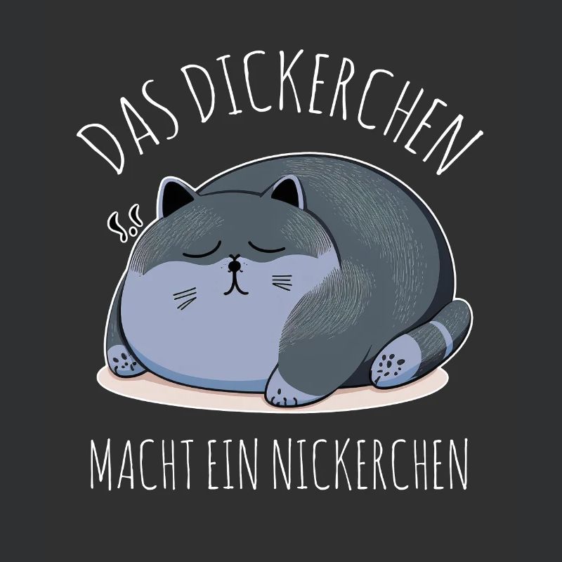 Das Dickerchen macht ein Nickerchen Katze Schlafen