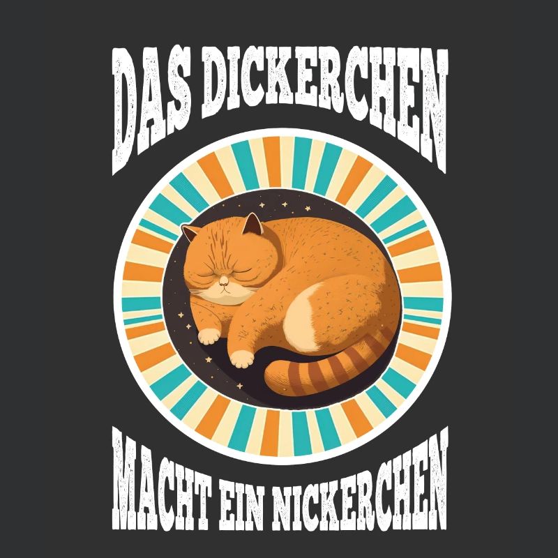 Das Dickerchen macht ein Nickerchen Katze Schlafen