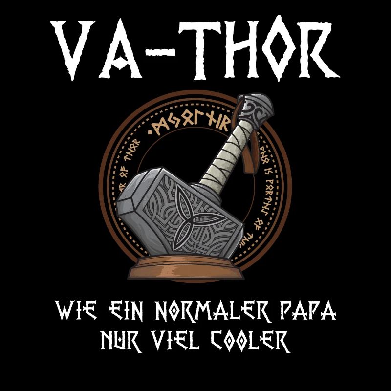 Va-Thor Vater Thor Vatertag Wikinger Papa Geschenk
