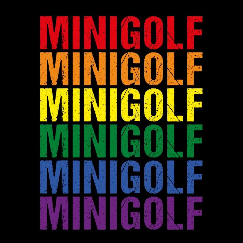 Minigolf Minigolfer Golfball Indoor Minigolf LGBT