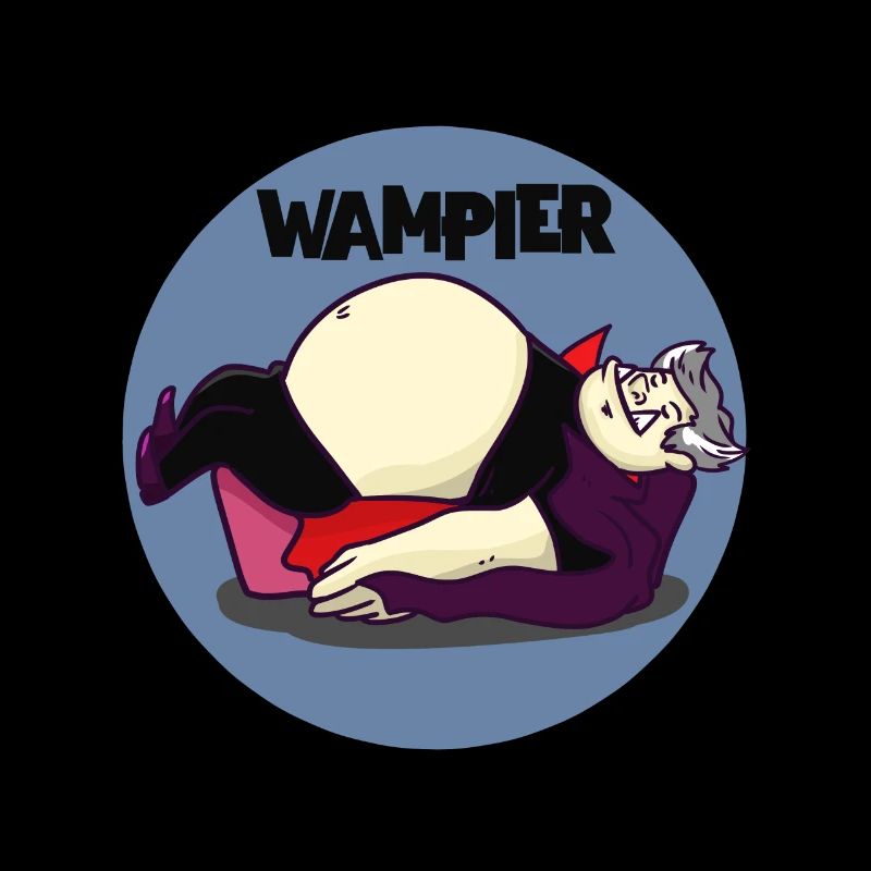 Wampier vampire fat fat word joke gift idea