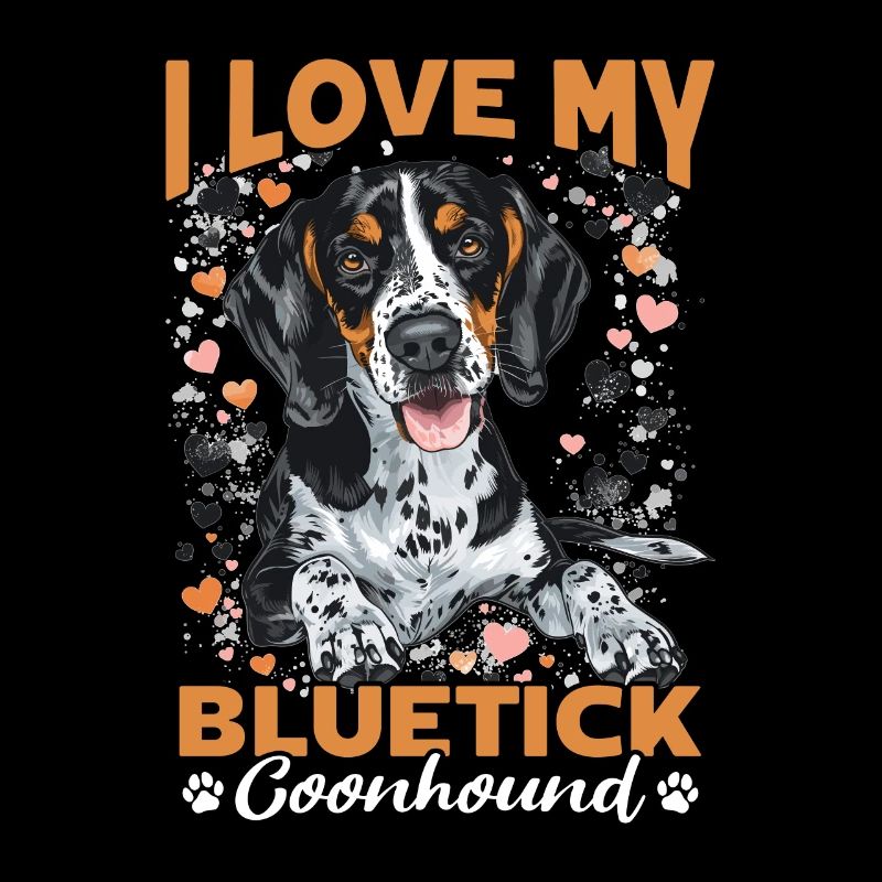 Race de chien J’aime mon Bluetick Coonhound