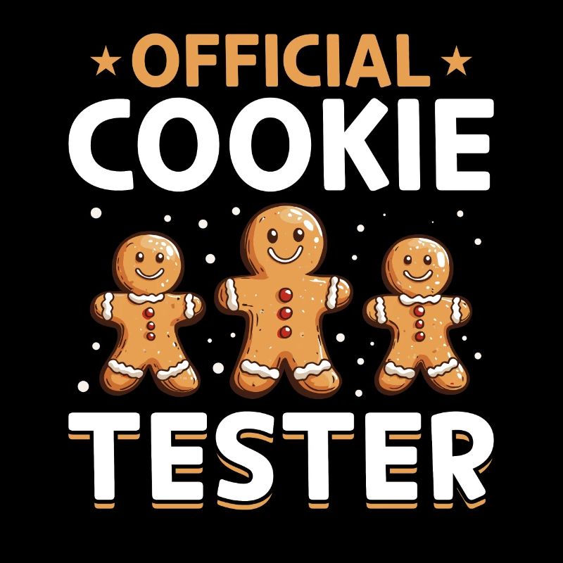 Funny Christmas Gingerbread Official Cookie Tester