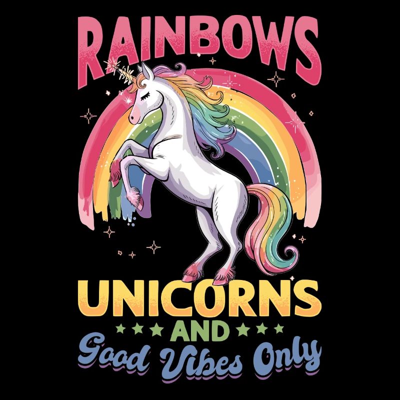 Cute Unicorn Rainbows