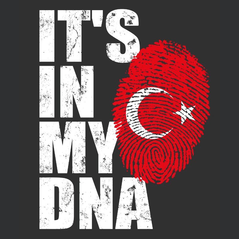 Drapeau turc drapeau turc empreinte ADN