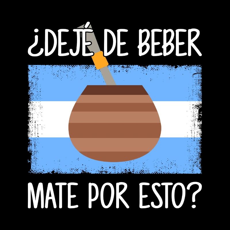 Argentinien-Flagge Argentinischer Yerba Mate Tee
