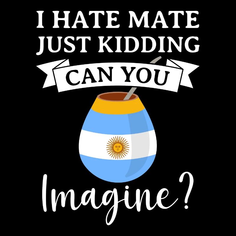 Argentinien-Flagge Argentinischer Yerba Mate Tee