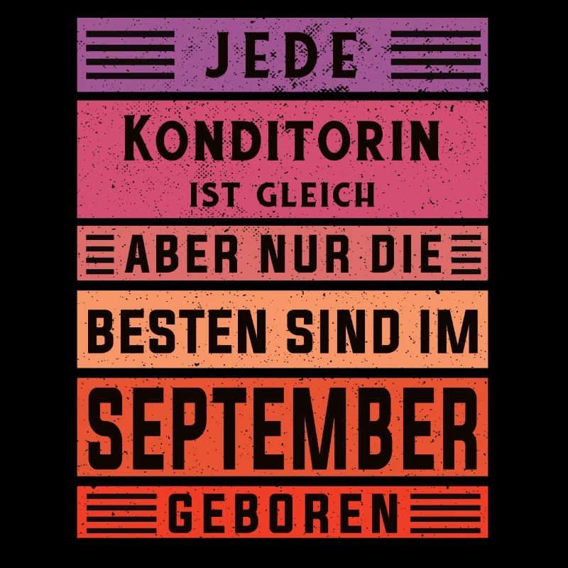 Bäcker Geburtstag September geboren Konditorin