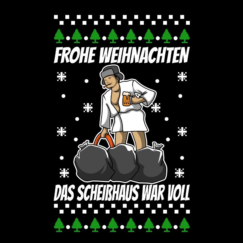 Frohe Weihnachten das Scheißhaus war voll