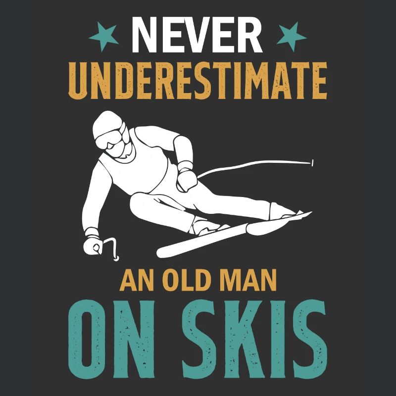 Ski Winter Skiing - Never Underestimate An Old Man