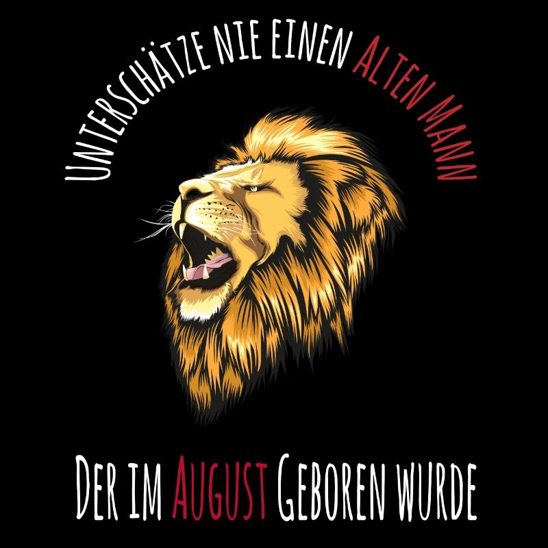Geburtstag Sternzeichen Löwe Mann August