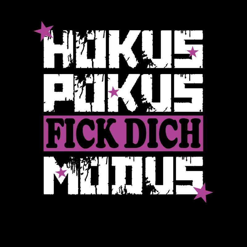 Hokus Pokus Fick Dich Modus Sarkasmus Geschenk
