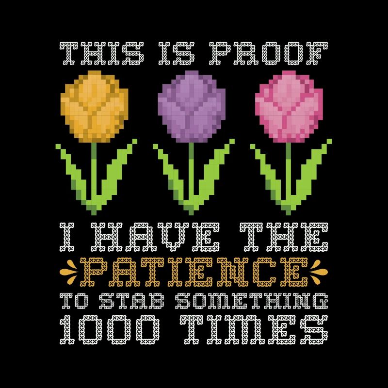 Point de croix C’est la preuve que j’ai Needlepoint