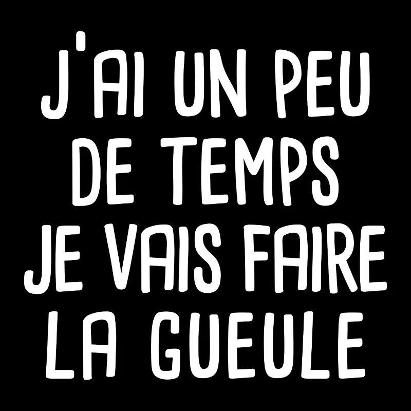 j'ai un peu de temps je vais faire la gueule.
