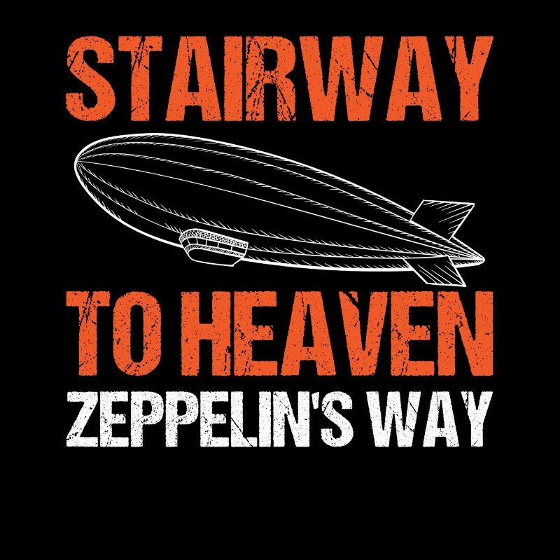 Dirigeable Zeppelin vintage 70 ans