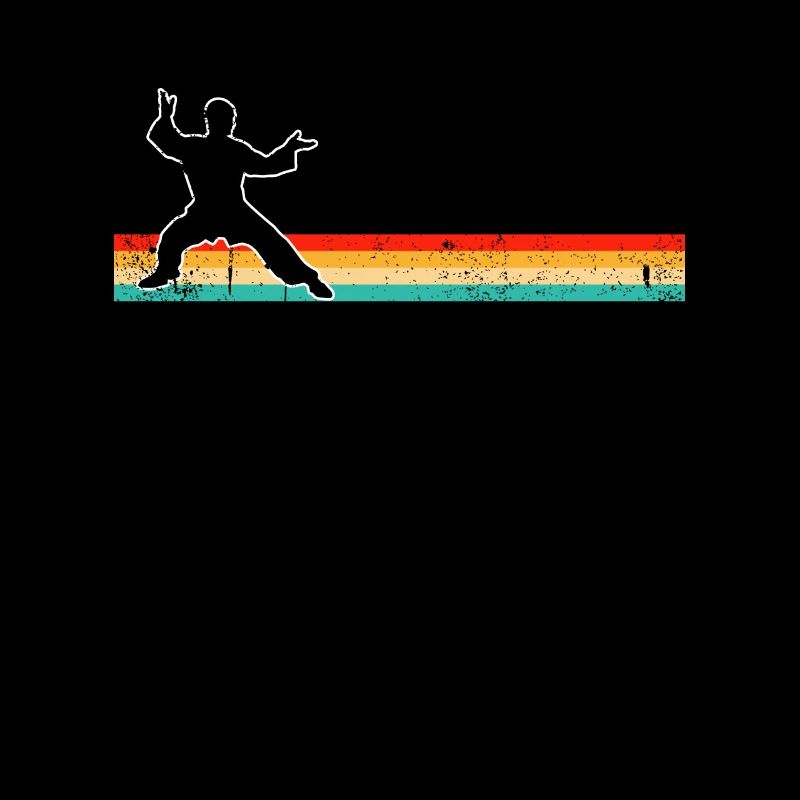 Karate Kampfsport Retro