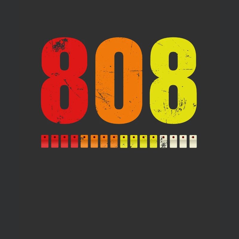 Electronic drum machine TR-808 Retro