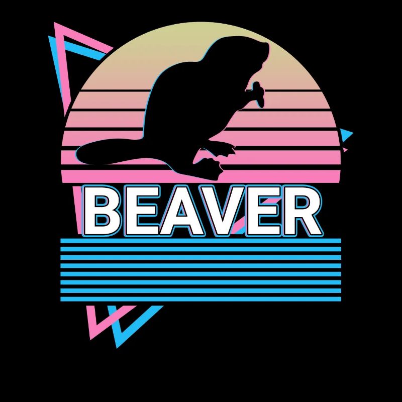 Biber Retro Geschenk