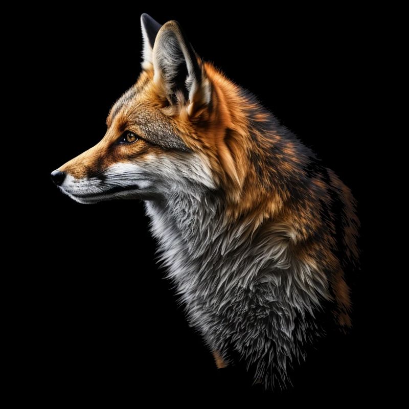 Fox Art Artwork Gift Animal Lovers Motif