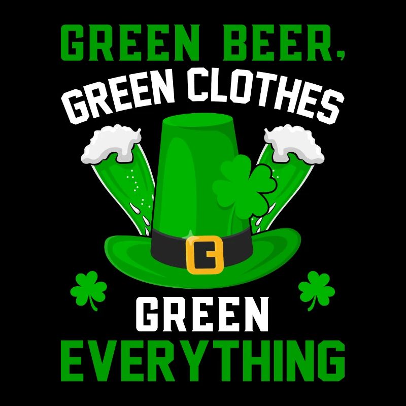 St Patrick ́s day Irish All green St. Patricks day