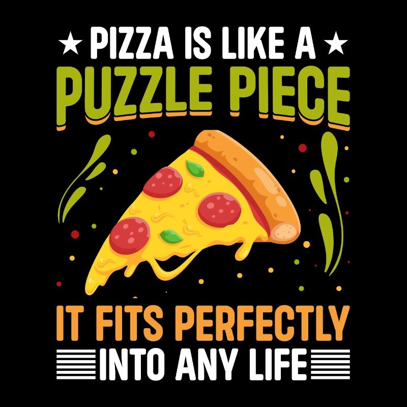 Pizza Pizzastück Puzzel