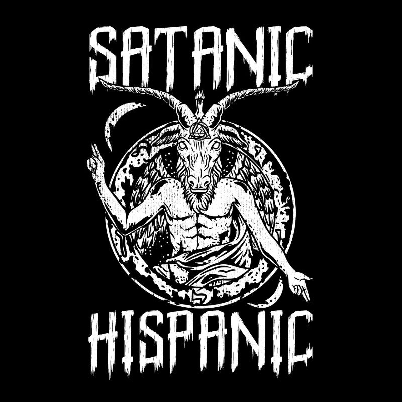 Satanic Hispanic Baphomet Goat Head Gift