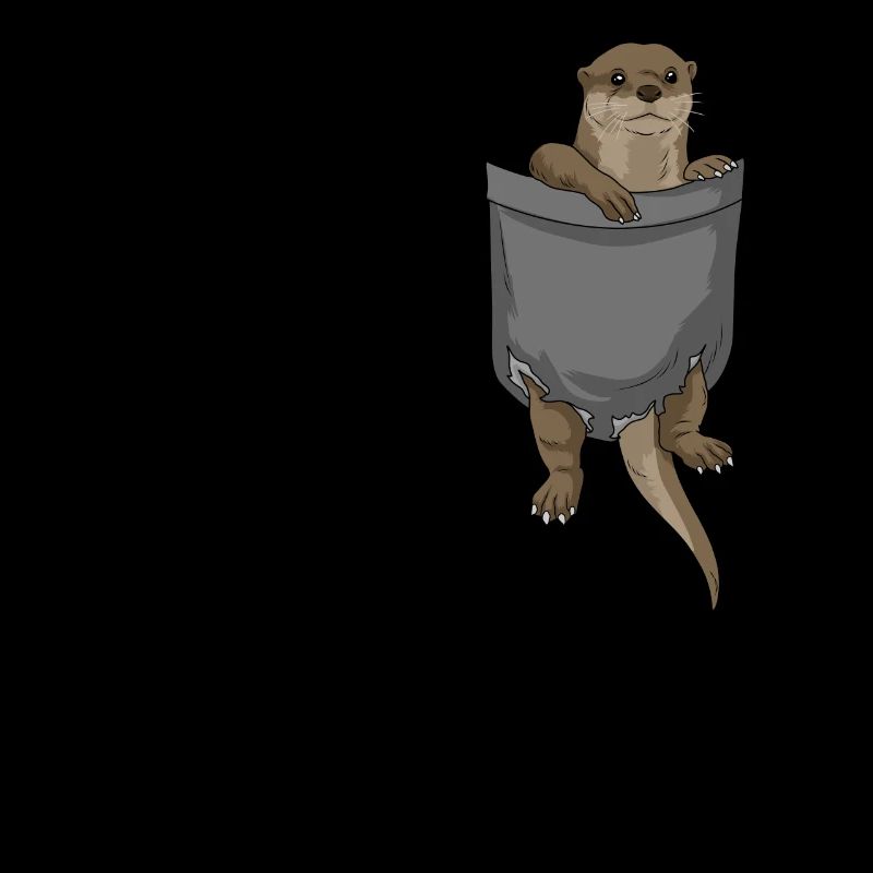 Otter Geschenk Frauen Seeotter Tshirt Männer Otter