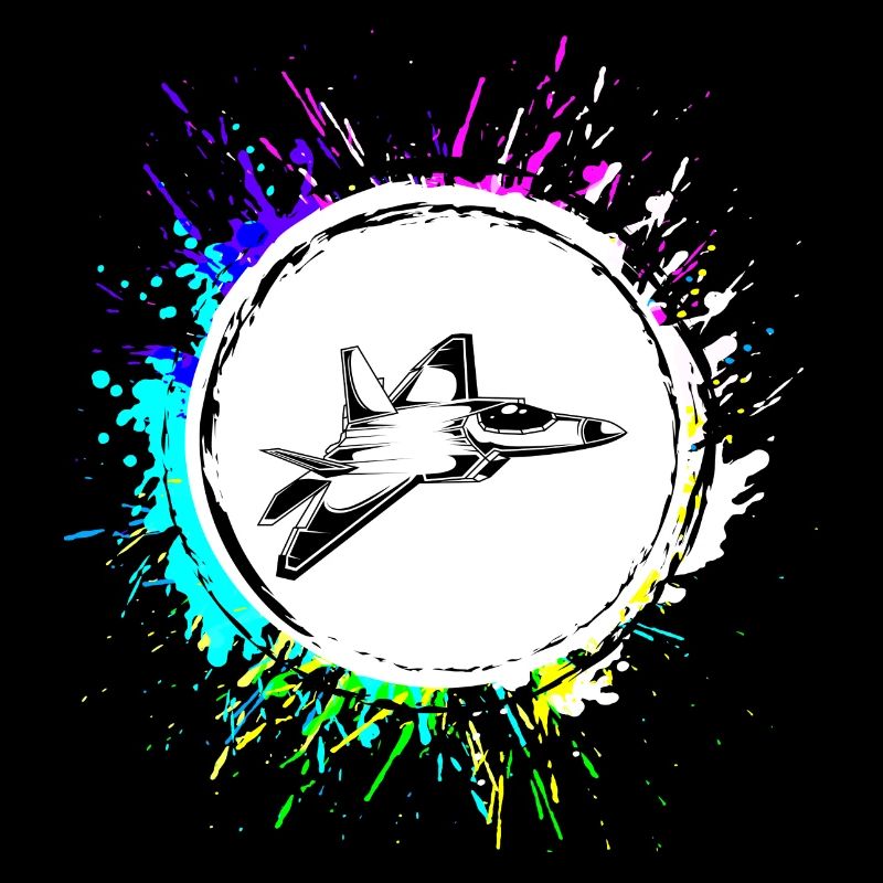 Airplane jet symbol