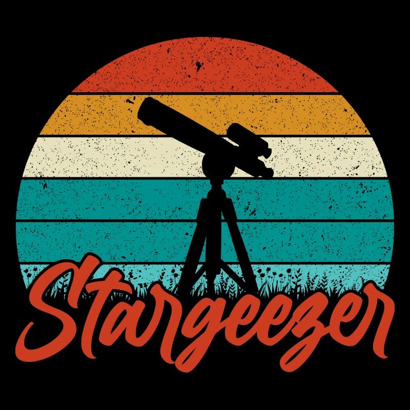 Stargazers, looking, observing through the telescope