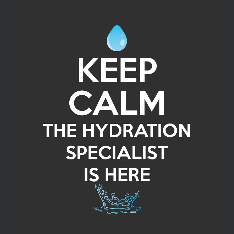 Keep Calm The Hydration Specialist Is Here