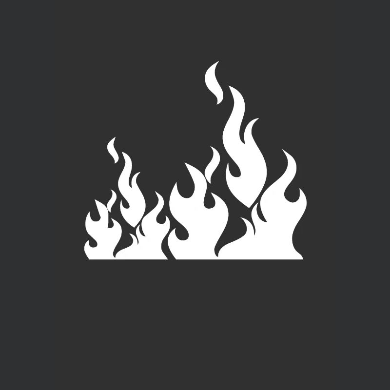 Flammen lodernd beeindruckend