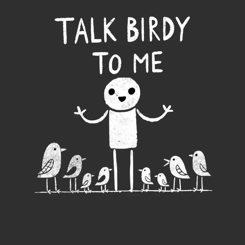 Chirpy Conversations oiseau chuchoteur Doodle