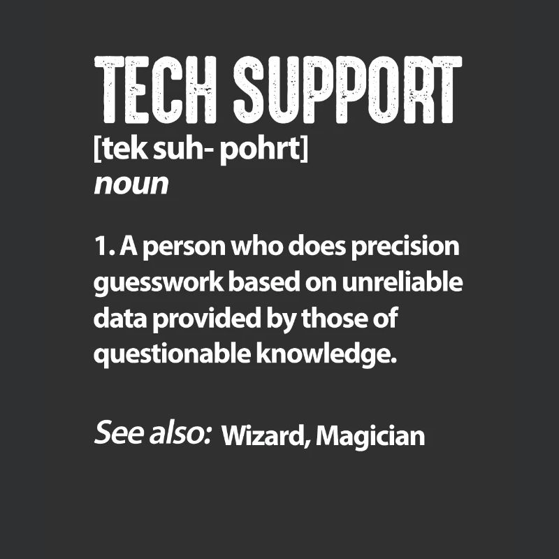 Technischer Support Computer IT Programmierer