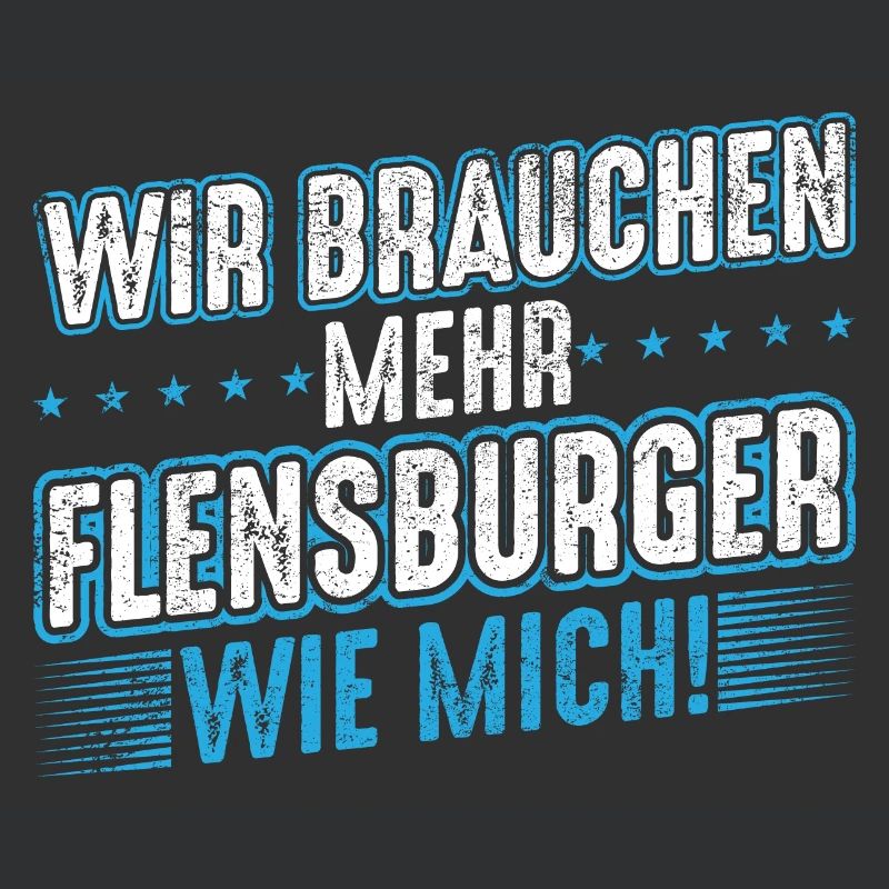 Flensburg Flensburger Männer Spruch Geschenk
