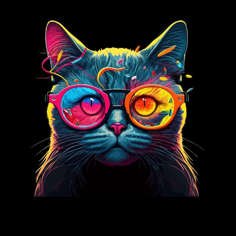 Chat pour les propriétaires de chats, Cat Digital Art